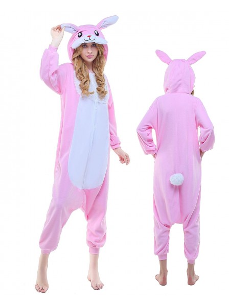 Pink Häschen Hase Pyjama Onesies Tier Kostüme Für Erwachsene Schlafanzug Kostüm
