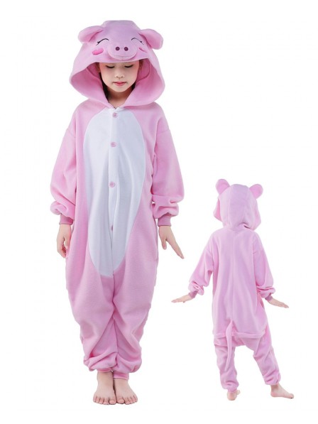 Pink Schwein Onesie Kinder Tier Kostüme Für Jugend Schlafanzug Kostüm
