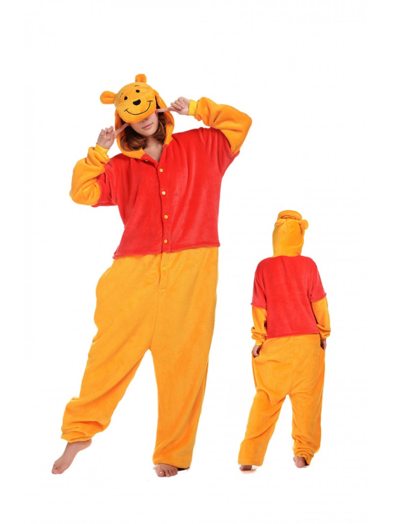 Erwachsene Pyjamas Disney Winnie the Pooh Kostüm Cartoon Cosplay Kostüm Heiß Neu 